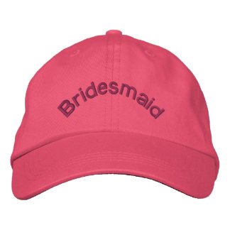 Bridesmaid Pink bestickt Bestickte Kappe