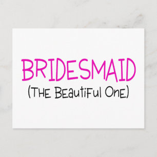 Bridesmaid Postkarte