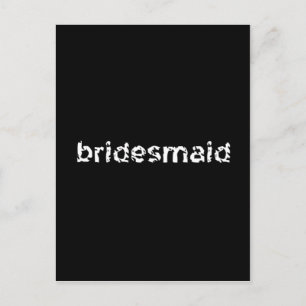 Bridesmaid Postkarte