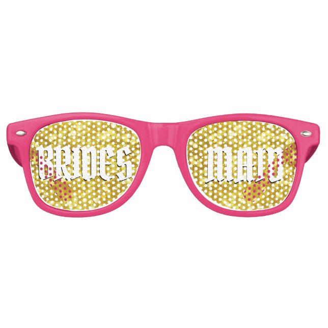 BRIDESMAID Retro Shades / Fun Party Sonnenbrille G (Vorderseite)