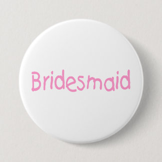 Bridesmaid (rosa) button