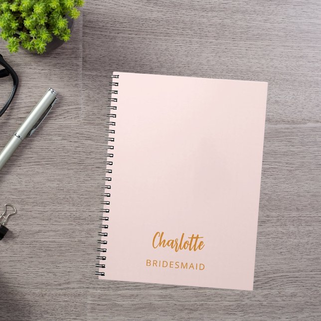 Bridesmaid-Rosa Notizblock (Von Creator hochgeladen)