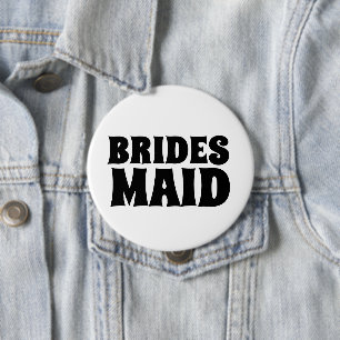 BRIDESMAID Round-BUTTON-ABZEICHEN Button