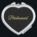 Bridesmaid-Spiegel Taschenspiegel<br><div class="desc">Bridesmaid-Spiegel/Geschenk.</div>