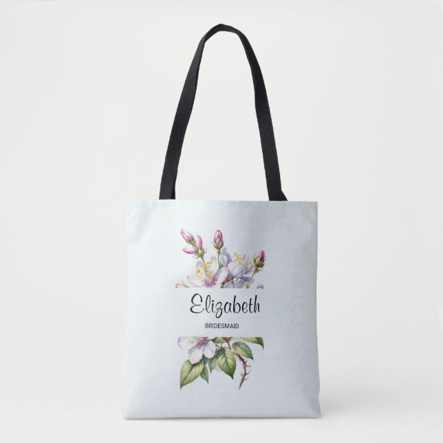 Bridesmaid-Tasche mit zartem Blumendesign (Vorderseite)