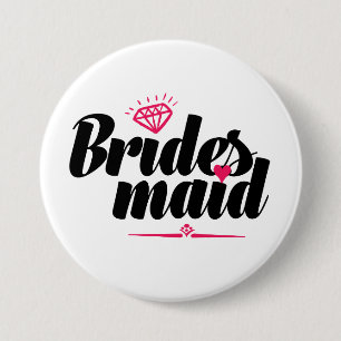 Bridesmaid-Taste für Hochzeitsstift-Junggeselinnen Button