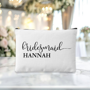 Bridesmaid - Team Bride! Geschenkname Zubehörtasche
