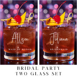 Bridesmaid Trauzeugin Chic Wedding Whiskyglas