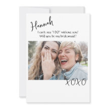 Bridesmaid Vorschlag Cards