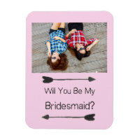 Bridesmaid Vorschlag Foto Magnet