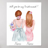 Bridesmaid Vorschlag Geschenk Werden Sie meine Bri
