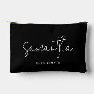 Bridesmaid Vorschlag Individuelle Name Script Schw Zubehörtasche