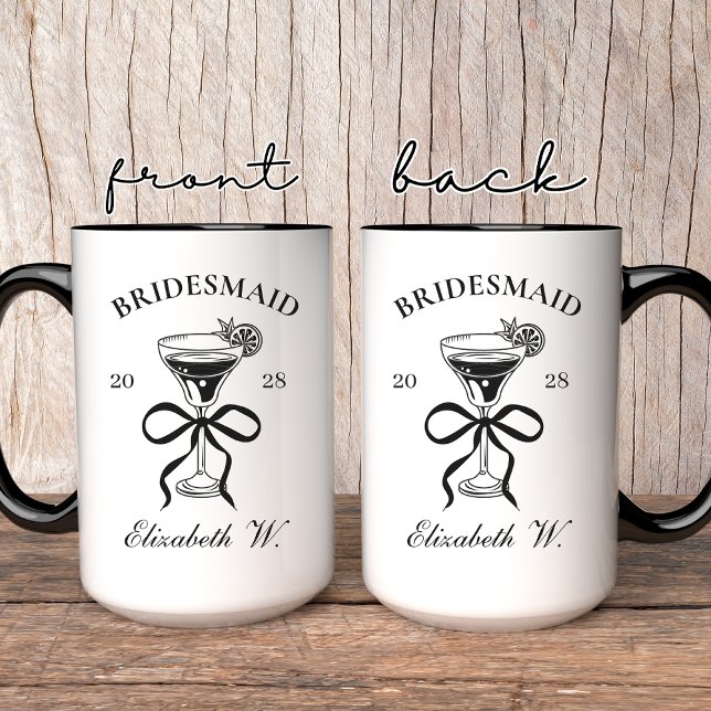 Bridesmaid Vorschlag Tasse | Benutzerdefiniertes B (custom bridesmaid mug, bachelorette party mug, bridesmaid coffee mug, bridesmaid proposal gift,)