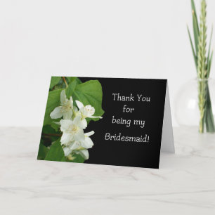 Bridesmaid Wedding Danke-Card Dankeskarte