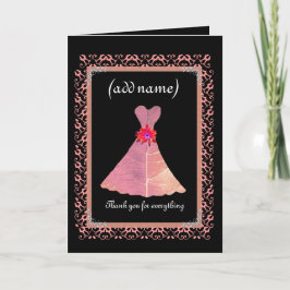 BRIDESMAID Wedding Danke - PEACH Gown