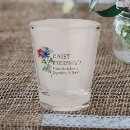 Bridesmaid Wildblume Bouquet Floral Wedding Sh Schnapsglas