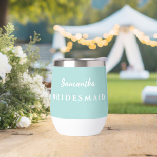 Bridesmaid Wine Tumbler