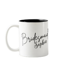 Bridesmaids Geschenke | Benutzerdefinierte schwarz