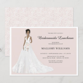 Bridesmaids Luncheon Bridal Gown Einladung
