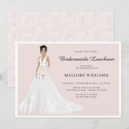Bridesmaids Luncheon Bridal Gown Einladung