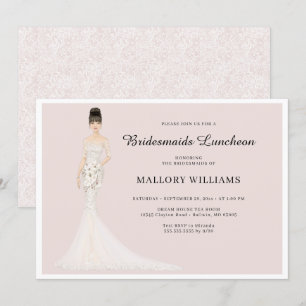 Bridesmaids Luncheon Fashion Bride Einladung