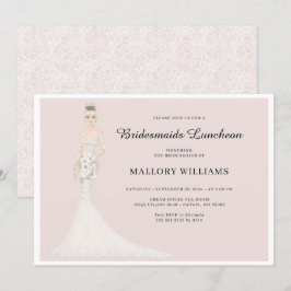 Bridesmaids Luncheon Fashion Bride Einladung