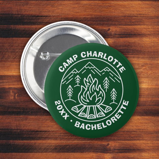 Bridesmaier Abzeichen Custom Camp Bachelorette Button (Bridesmaids Badge Custom Camp Bachelorette Button
)