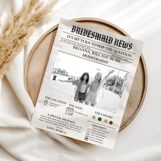 Bridesmais Vorschlag Zeitung+Informationskarte Bri Einladung (Von Creator hochgeladen)