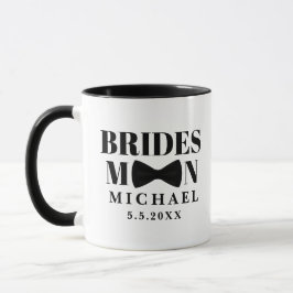 BRIDESMAN-Krawatte-Bogen-Hochzeit personalisiert Tasse