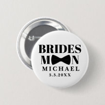Bridesman Schwarze Krawatte Bogen Hochzeit persona