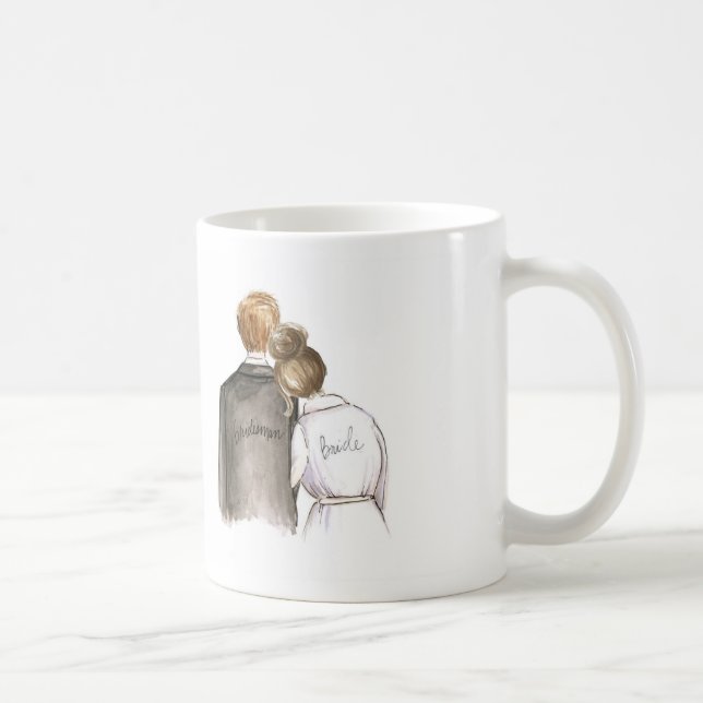 Bridesman? Tassen-brünetter Tasse (Rechts)