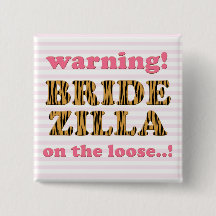 Bridezilla auf der Lose | Fun Quote Tigerprint