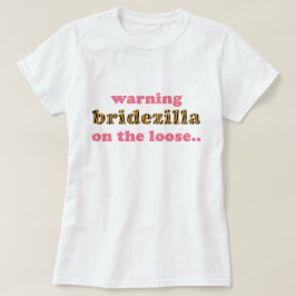 Bridezilla auf der Lose | Fun Tigerprint T - Shirt