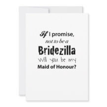Bridezilla - Einladung der Ehrenbrautjungfer