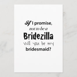 Bridezilla - Einladung von Bridesmaid