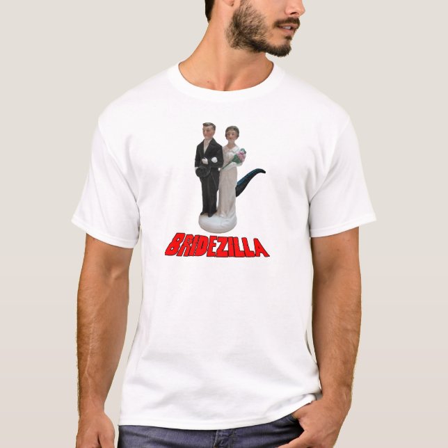 Bridezilla Funny Wedding T - Shirt oder Hat (Vorderseite)