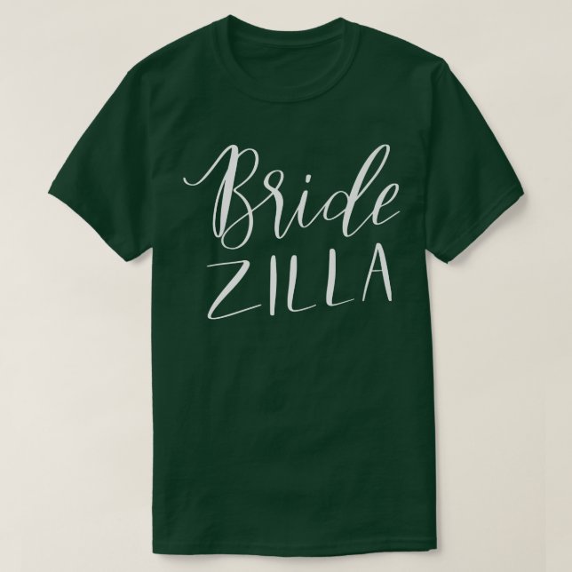 Bridezilla Women's Funny Bridal Wedding Bride Gro T-Shirt (Design vorne)
