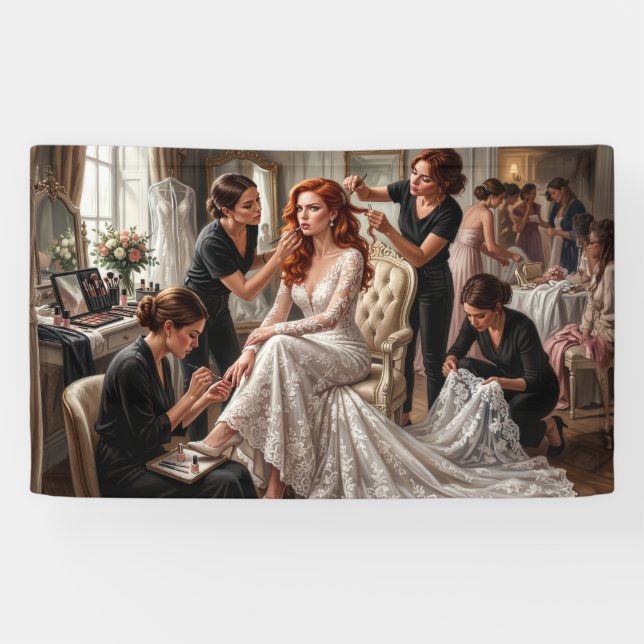 Bridezillas Hochzeitstag Banner (Horizontal)