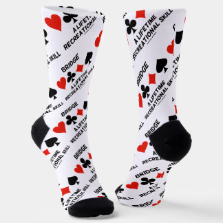 Bridge A Lifetime Recreational Skill 4 Card Anzug Socken