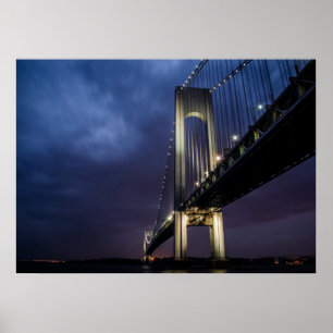 Bridge at Night Poster