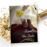 Bridge auf Traktor Farm Wedding Save the Date