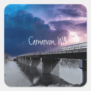 Bridge-Aufkleber Quadratischer Aufkleber