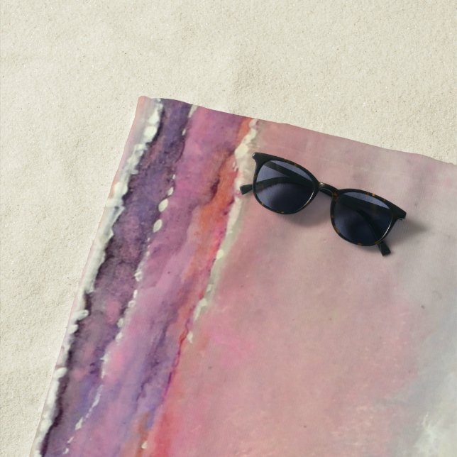 Bridge Beach Pastel Sunset Beach Handtuch (Beispiel)