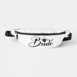 Bridge Black Text auf White Fanny Pack Bauchtasche