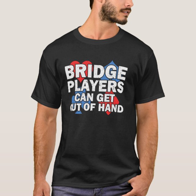 Bridge Card Game Bridge Bridge Sport Bridge T-Shirt (Vorderseite)