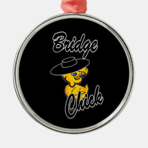 Bridge Chick #4 Silbernes Ornament
