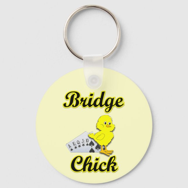 Bridge Chick Schlüsselanhänger (Vorderseite)