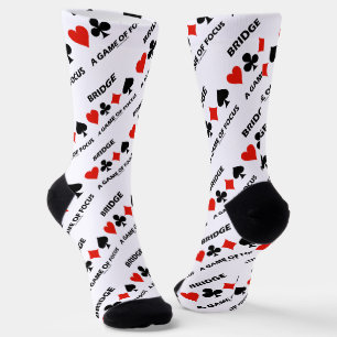 Bridge - ein Spiel mit Fokus-Duplikat-Bridge-Spaß Socken