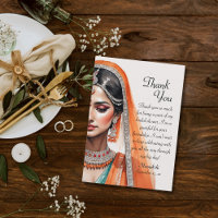 Bridge in Lehenga Choli Ethnisches indisches Braut