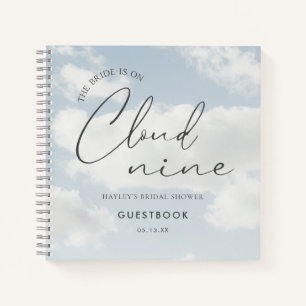 Bridge ist auf Cloud Nine Brautparty Guestbook Notizbuch